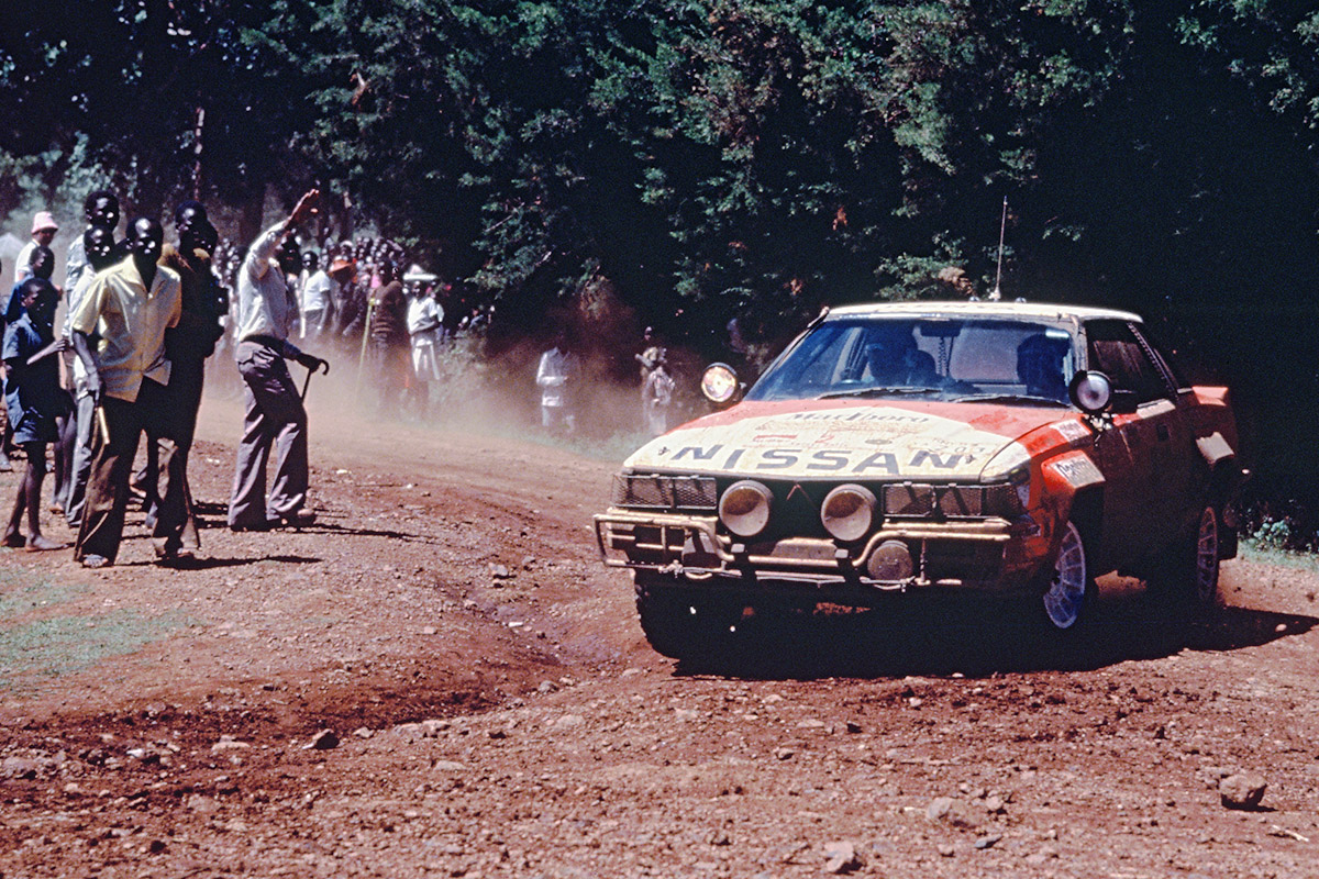 1984年サファリラリーの240RS、メッタの５位が最上位