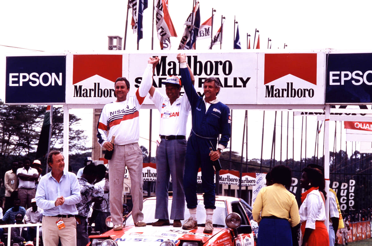 1988年、1989年と２年連続でサファリ２位完走の200SX