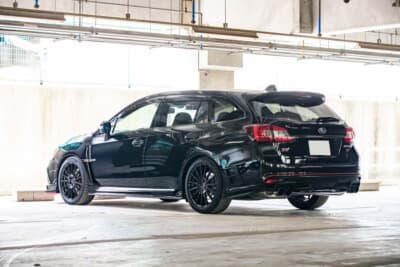 STI Sport化したレヴォーグのリヤスタイル