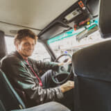 ドライバーのクデラーさんは根っからのカーガイ