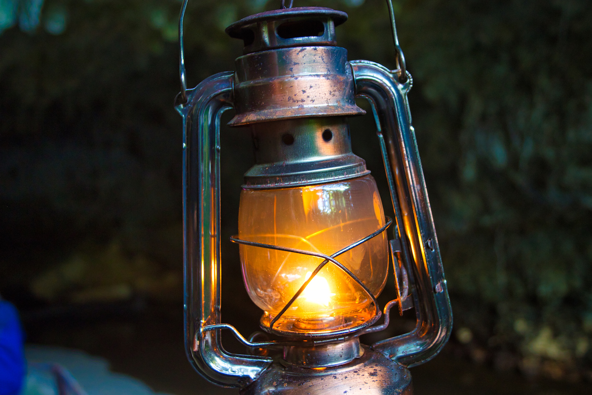 暖かみアルオイルランタン