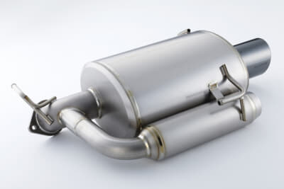 R34GT-R用マフラーの消音部