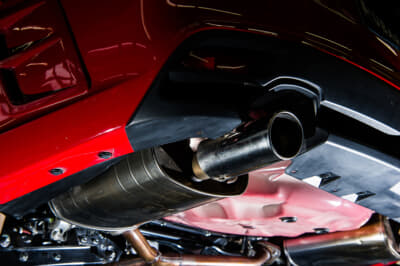 純正マフラー装着イメージ（レヴォーグ）