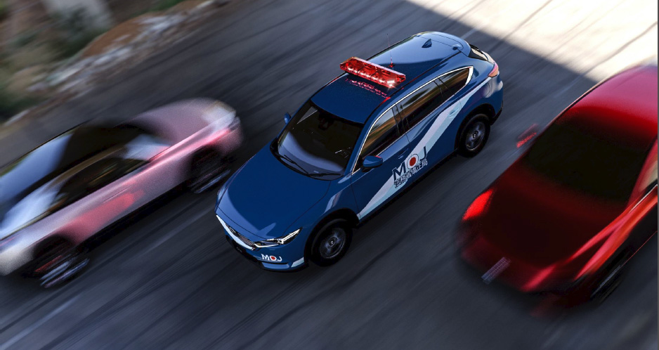 法務省特別機動隊の指揮官車に選ばれたマツダCX-8