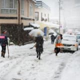 都市部降雪