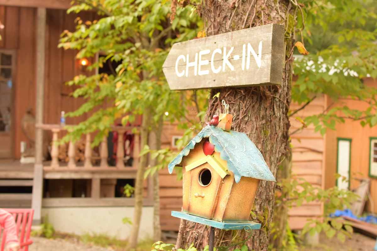 キャンプ場管理棟