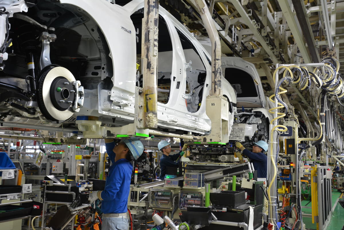 トヨタ高岡工場の様子