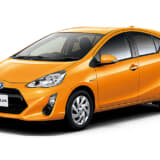 初代アクアの2014年式フロント