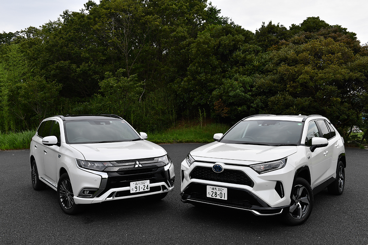 三菱アウトランダーとトヨタRAV4