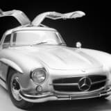 1954年に発売された300SL（W128）