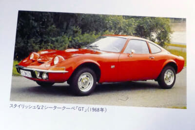 1968年登場のオペルGT