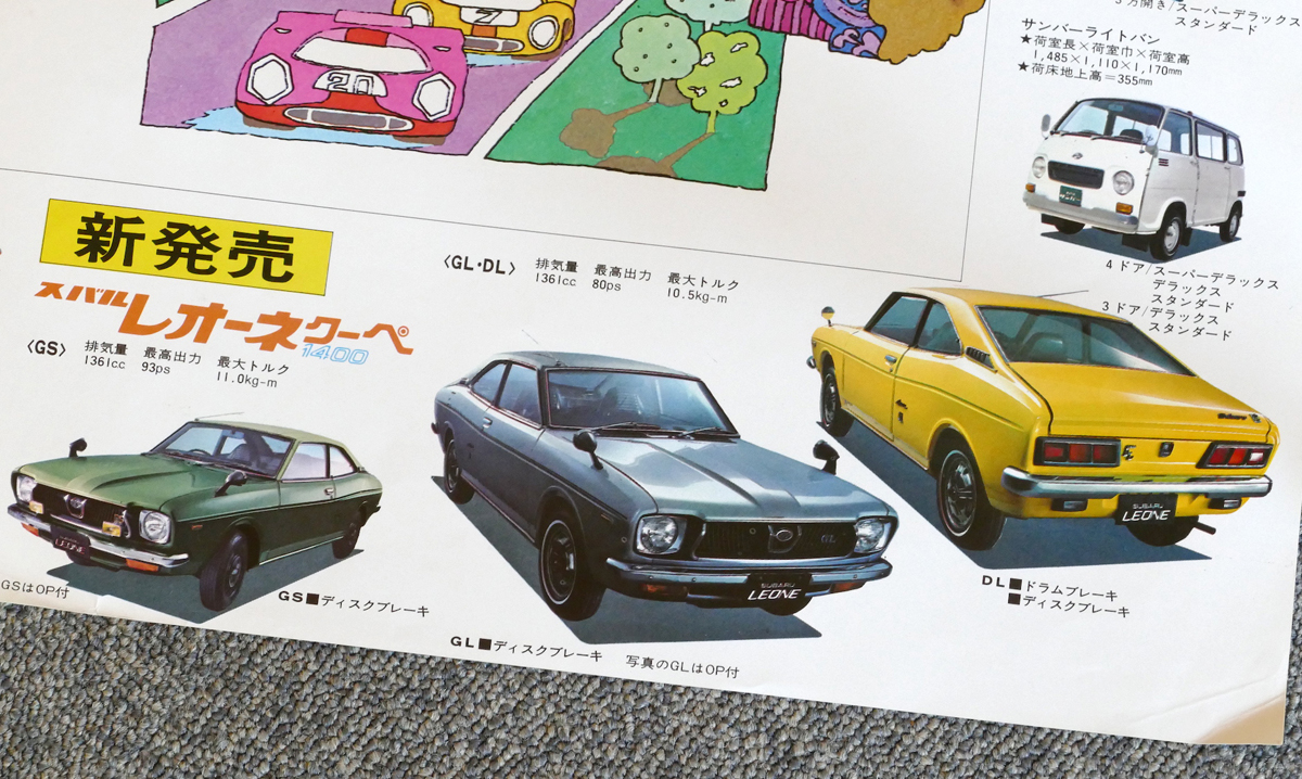 1971年にまずレオーネクーペが発売