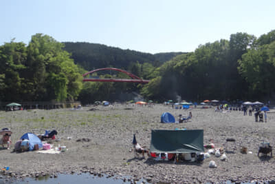 中流や下流でも水は意外と速い