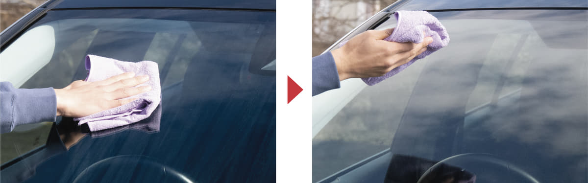 ぬりぬりガラコDXの施工