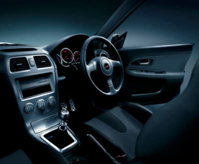 2004年式インプレッサWRX STIの内装