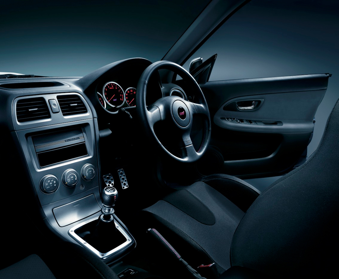 2004年式インプレッサWRX STIの内装