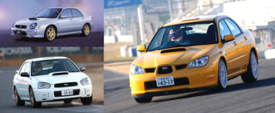 インプレッサWRX STI前期型・中期型・後期型