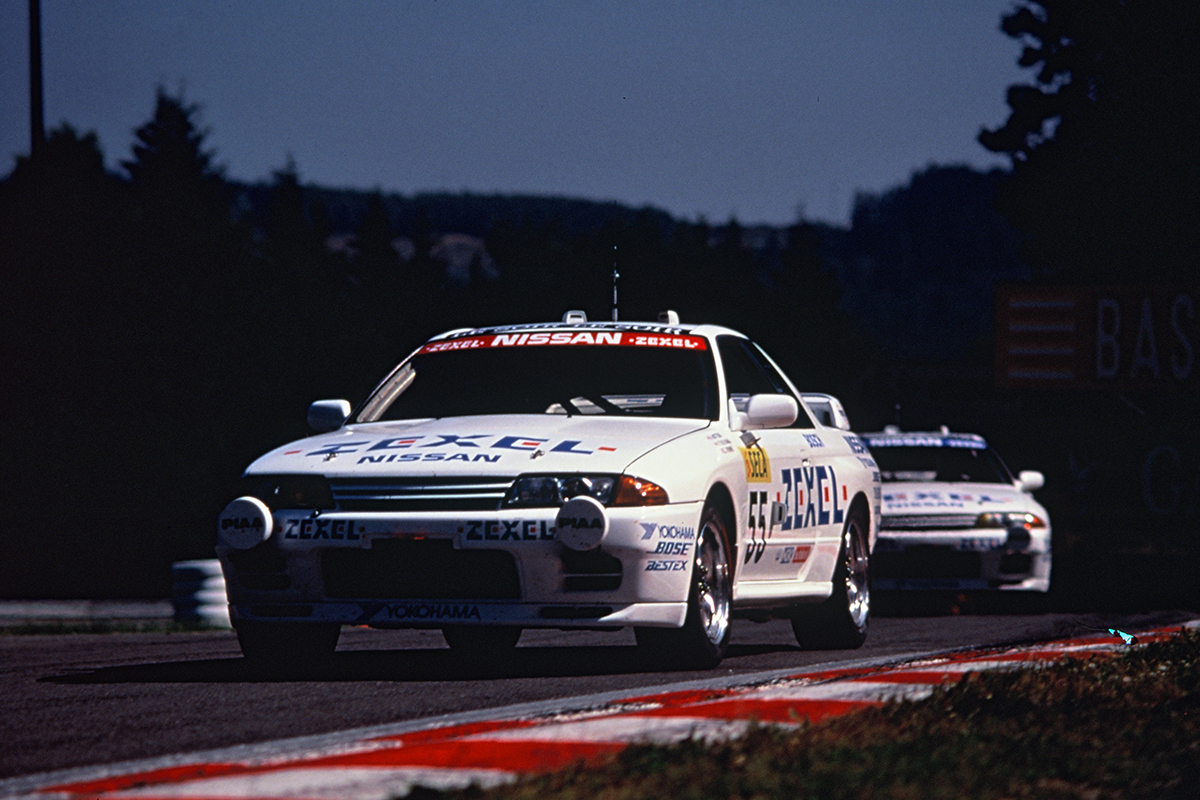 1990年のスパ24時間に参戦したR32GT-R　写真：日産自動車