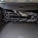 ラゲッジに積んだドッグカート