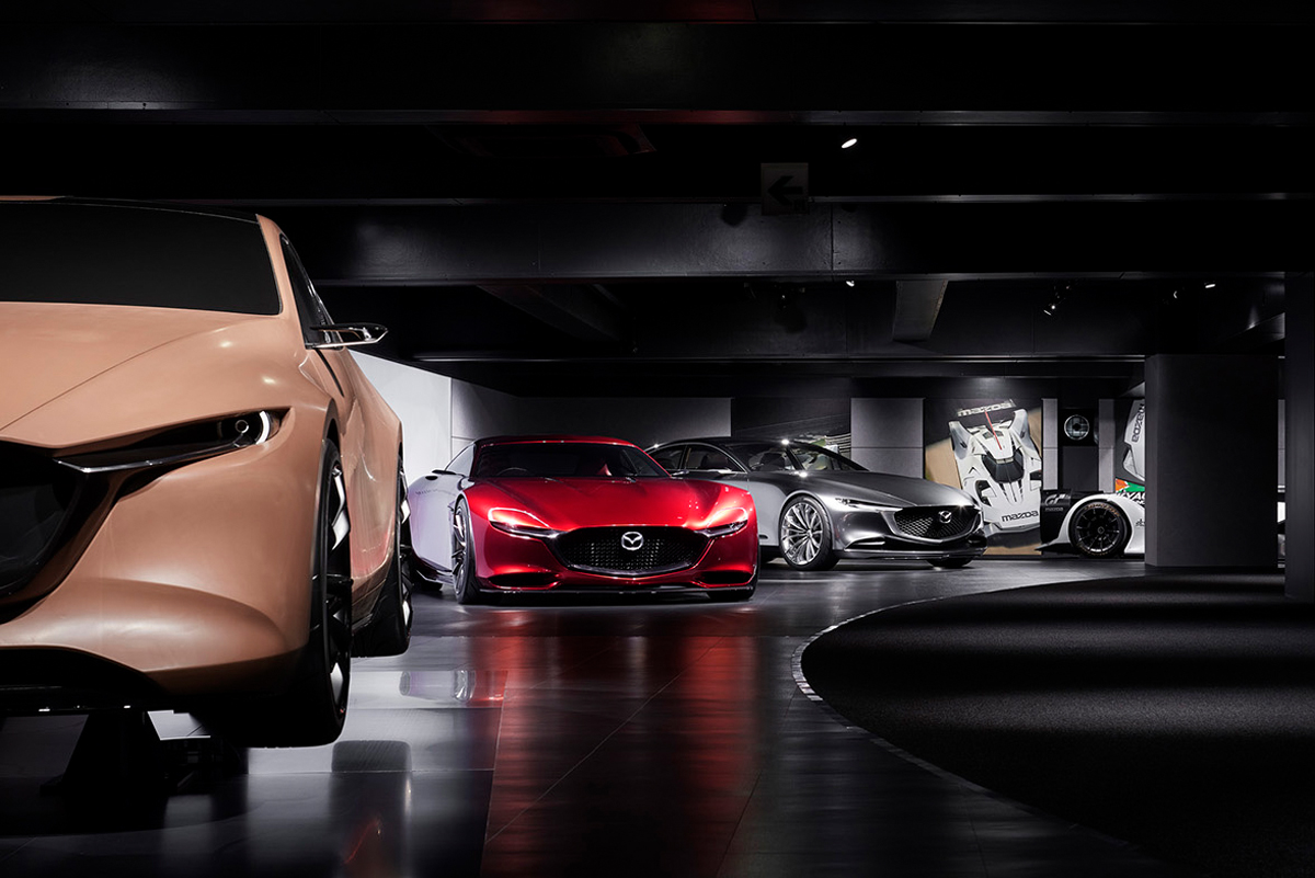 ゾーン10では未来に向けたマツダのビジョンが展示