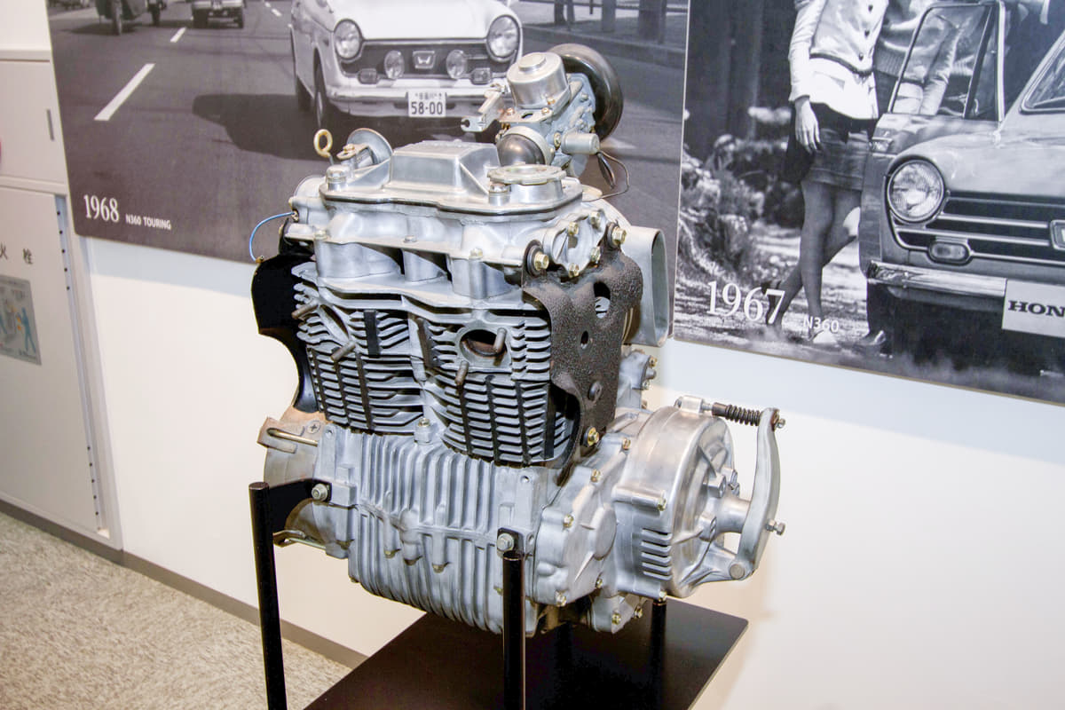 ホンダN360のエンジン