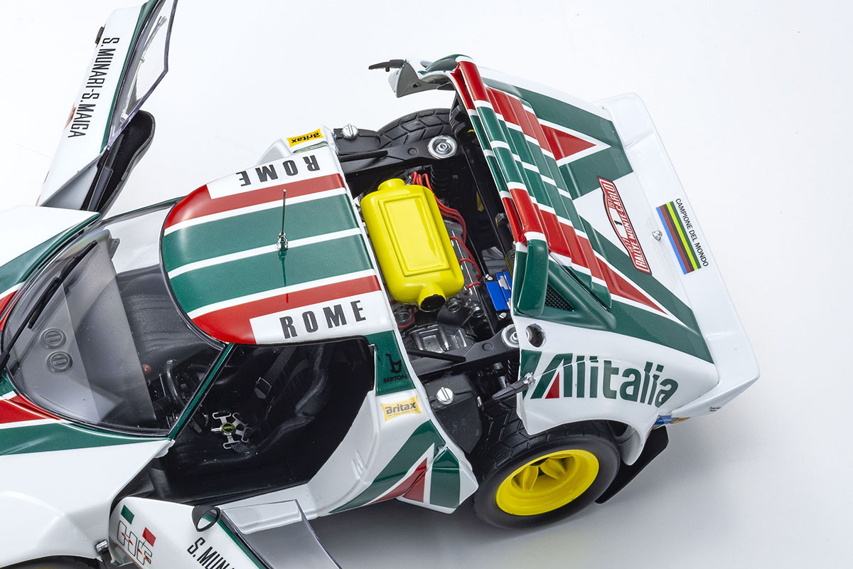 サンスター　1/18 ランチアストラトス HF Rally #14 楽天市場】1/18 LANCIA STRATOS ランチアストラトス 白 HF Rally