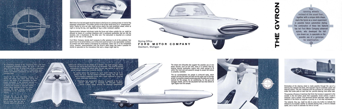 1961年に発表されたジャイロカーのコンセプト「フォード・ジャイロン」とは 〜 画像13