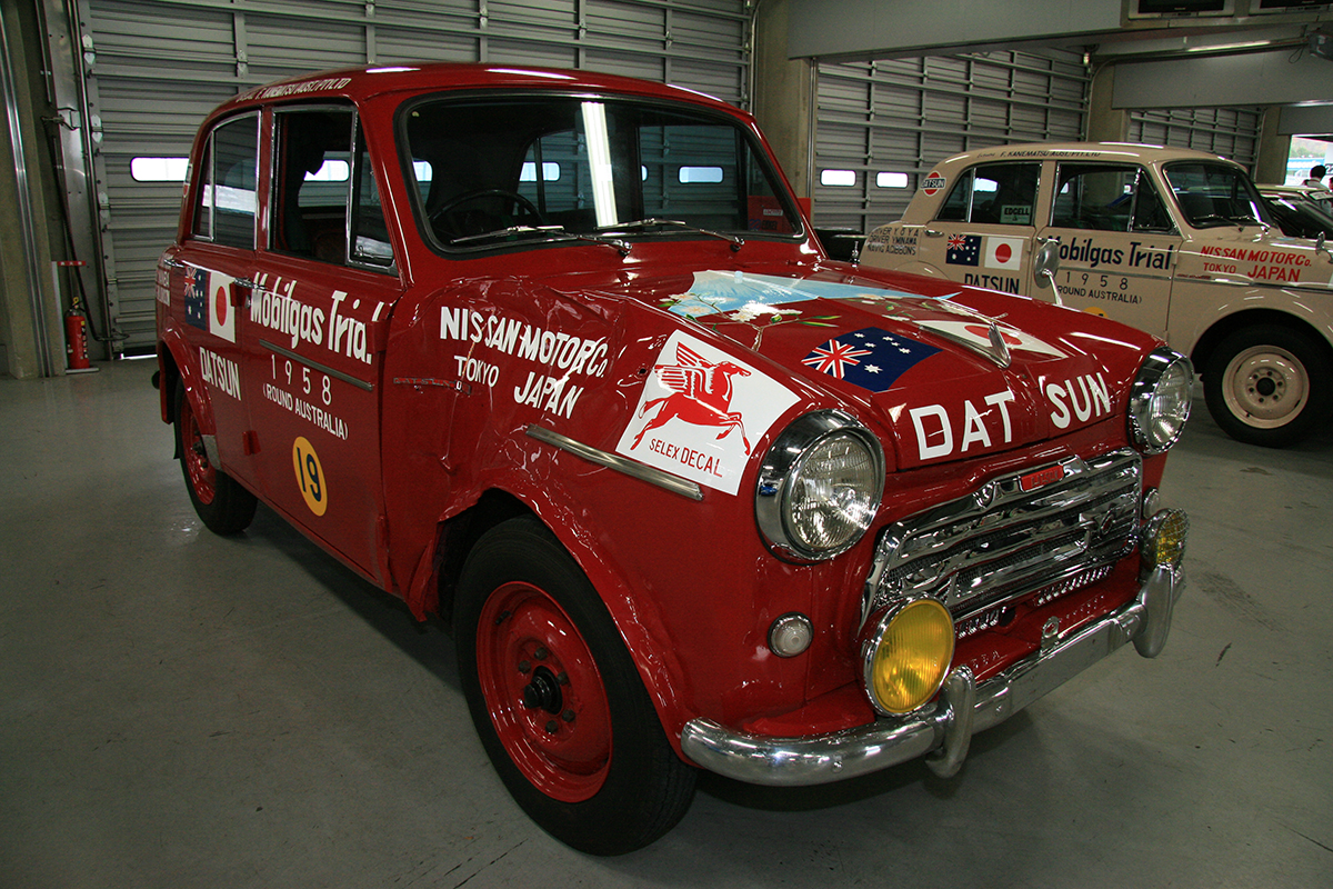 モービルガストライアルに参戦したダットサン210