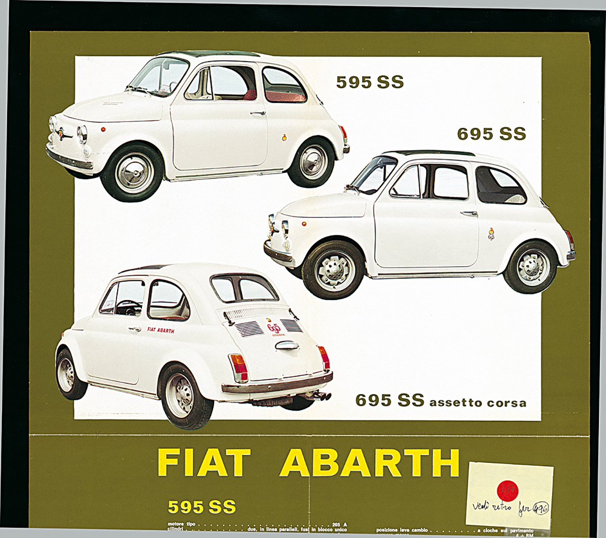 フィアット・アバルト595と695のカタログ