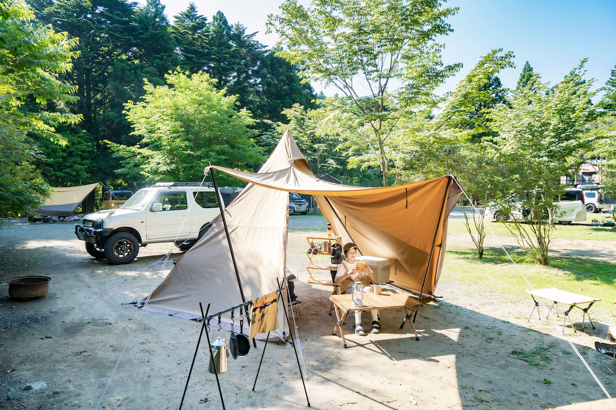 シンプルなソロキャンプ