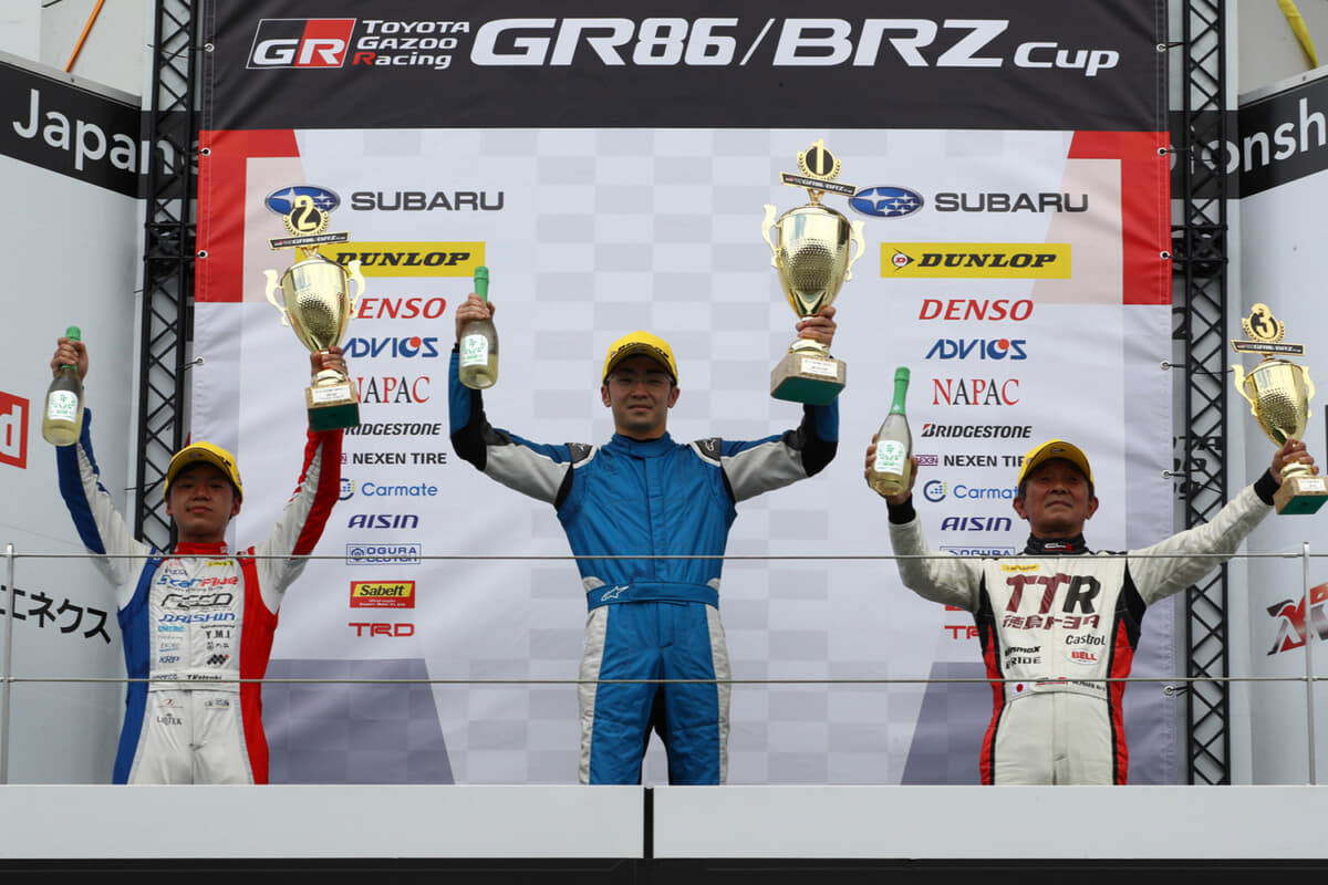 GR86/BRZ Cup 2022第1戦クラブマンシリーズで優勝した松井宏太選手