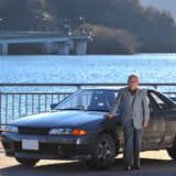 伊藤氏と愛車のR32GT-Rのイメージ