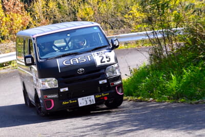 200系ハイエースベースのラリー車両