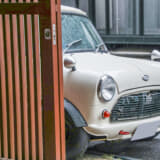 雨の日の旧車ドライブ