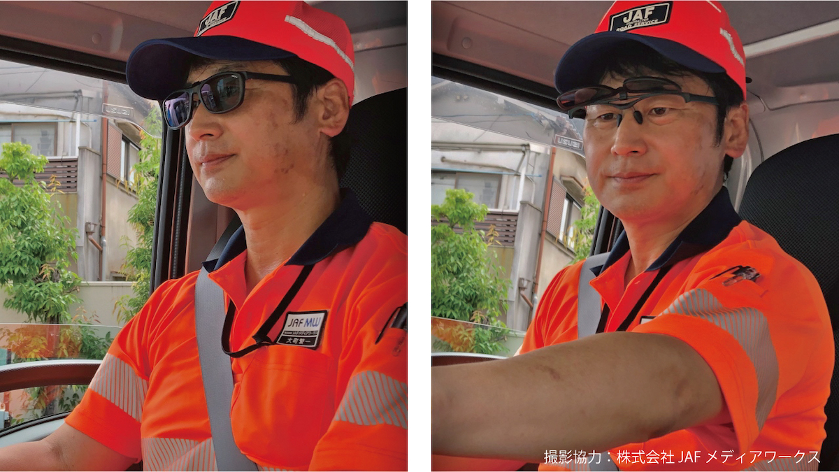タレックスからフリップアップ機能付き運転手専用サングラスが新