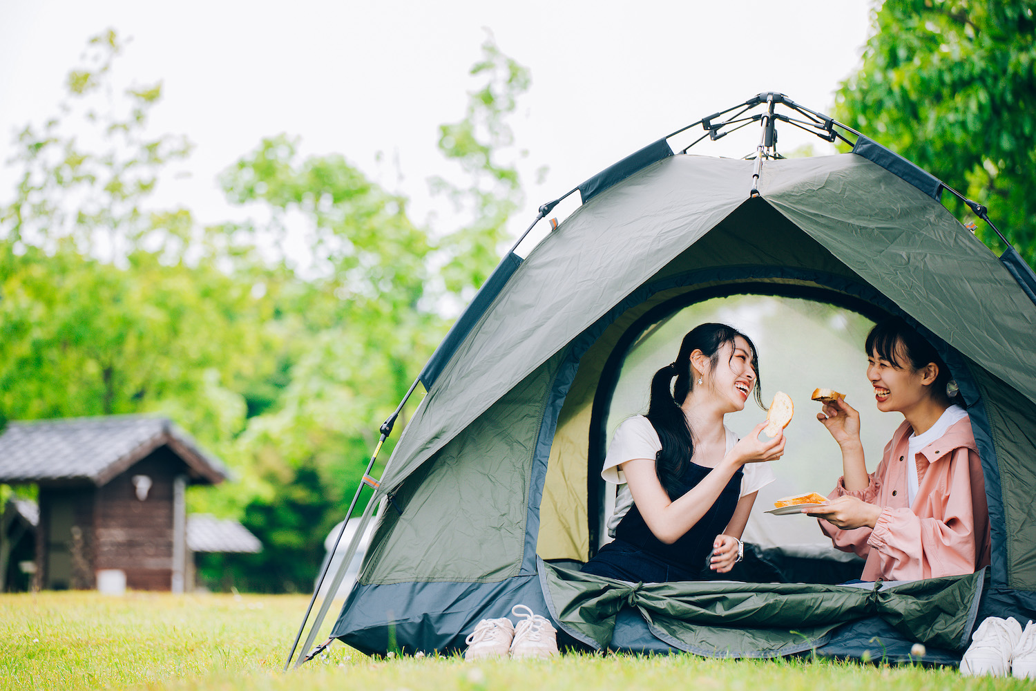 真夏のキャンプの過ごし方