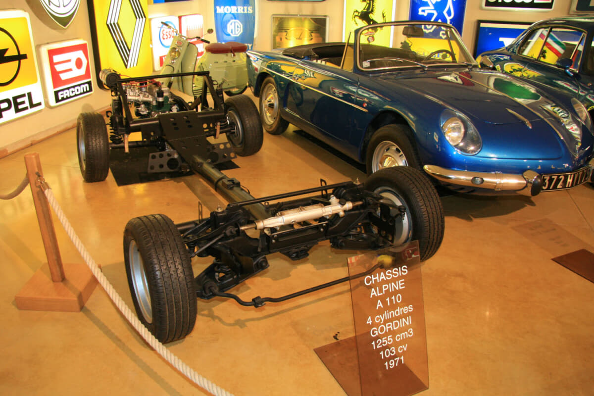 アルピーヌA110のシャシー