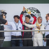トヨタチームの表彰式