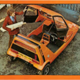 1970年デビュー時の「ボンド・バグ」カタログ