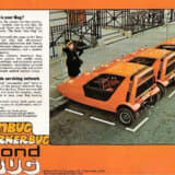 1970年デビュー時の「ボンド・バグ」カタログ