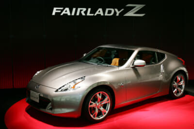 2008年のZ34型フェアレディZ登場時の写真