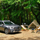 新型アウトバックでキャンプ