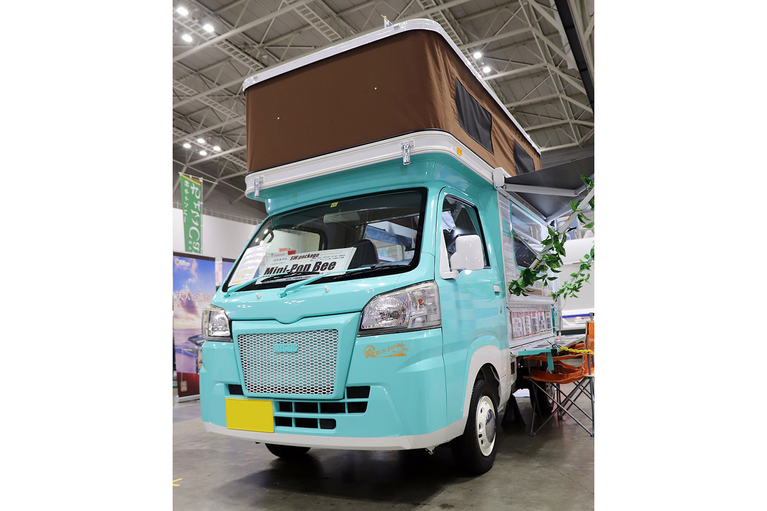 軽キャンパーで4名就寝可能！ トヨタ「ピクシストラック」ベースの「海仕様」キャンピングカーとは |  ～カスタム・アウトドア・福祉車両・モータースポーツなどのカーライフ情報が満載～ AUTO MESSE WEB（オートメッセウェブ）