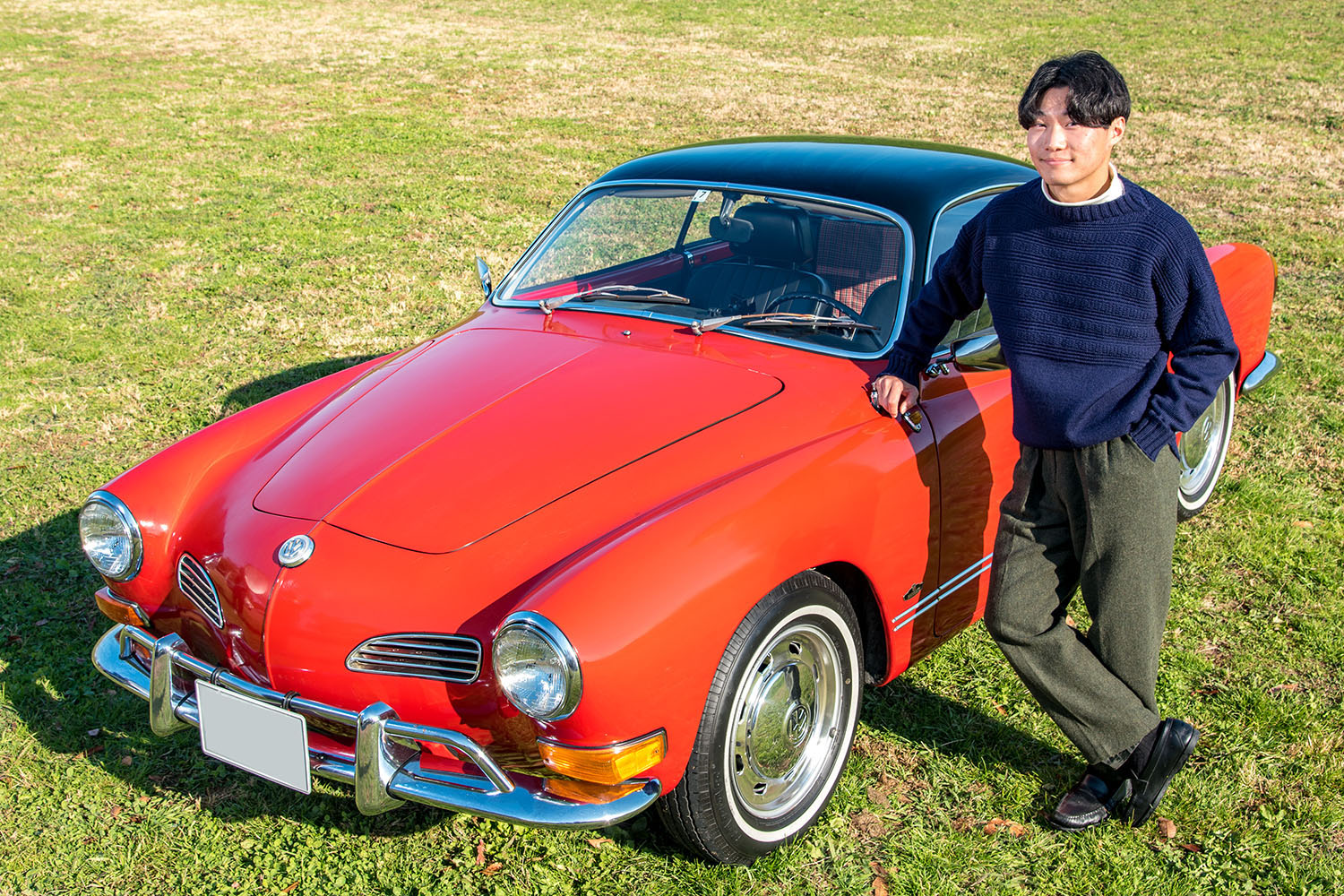 フォルクスワーゲン　カルマンギア 小6から憧れ続けたVW「カルマンギア」を20歳で購入！ 「若者のクルマ