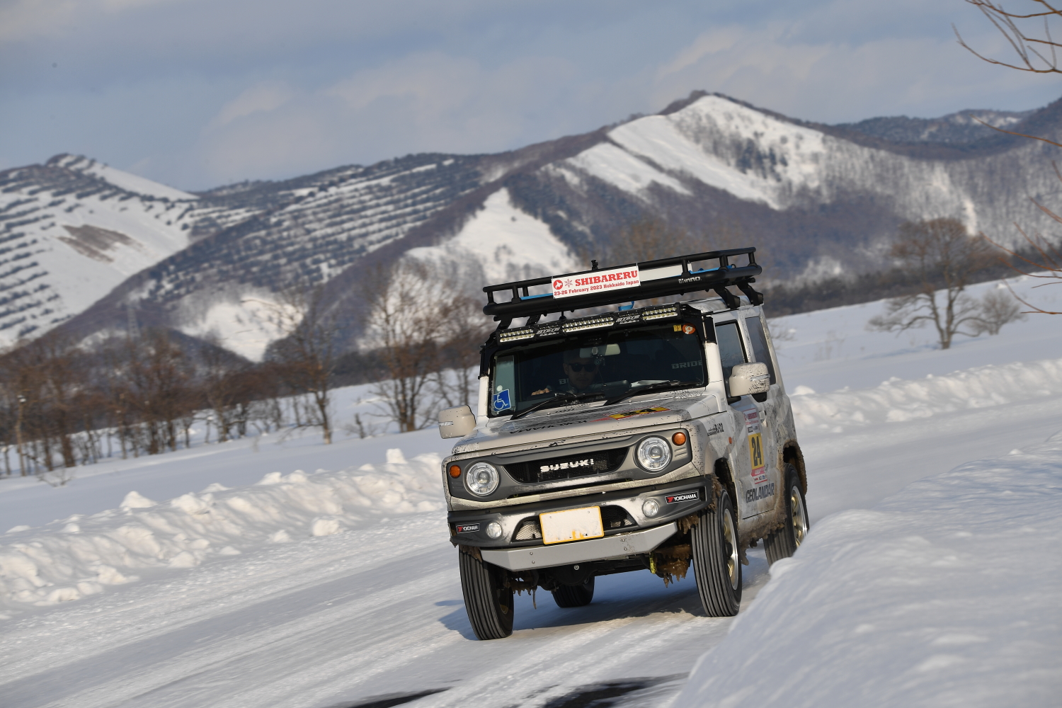 北海道で開催されたシバレルラリー2023