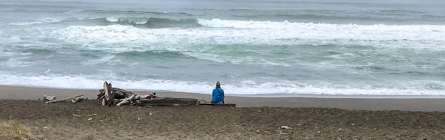 海沿いの酒場で出会った日系人のライブをエンジョイ！ 朝霧の浜辺ではヨガの女性が瞑想していました──米国放浪バンライフ：Vol.28