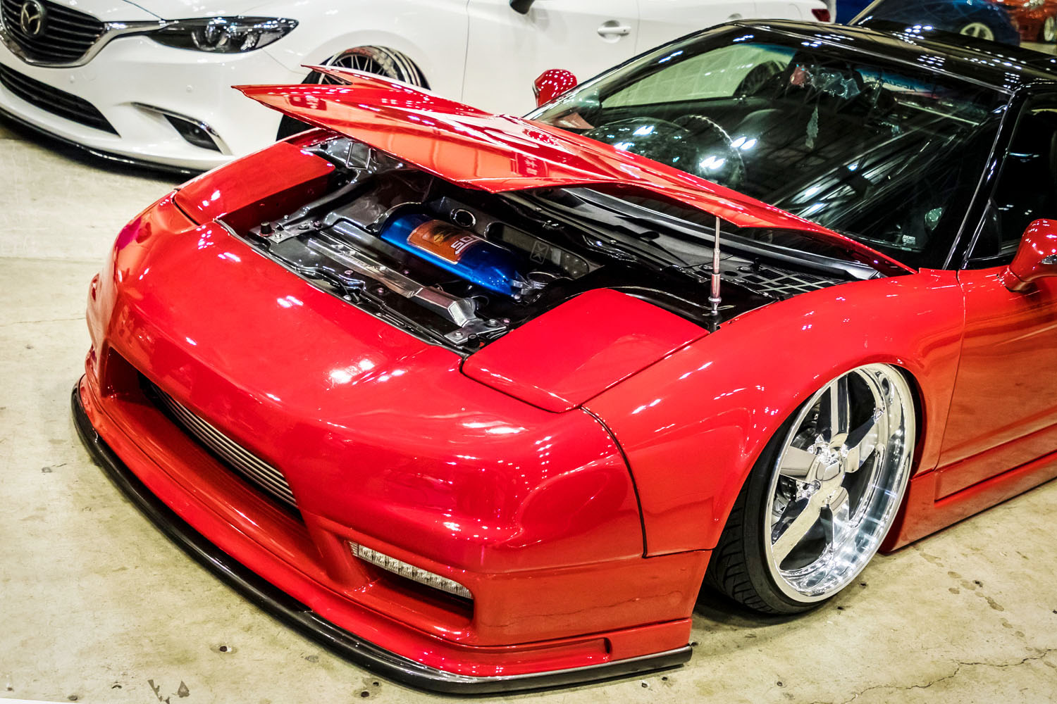 14年所有するホンダ「NSX」は着地カスタム仕様に！ エアサスのインストールなど職人技が光る1台でした | AUTO MESSE  WEB（オートメッセウェブ） 〜クルマを文化する 〜