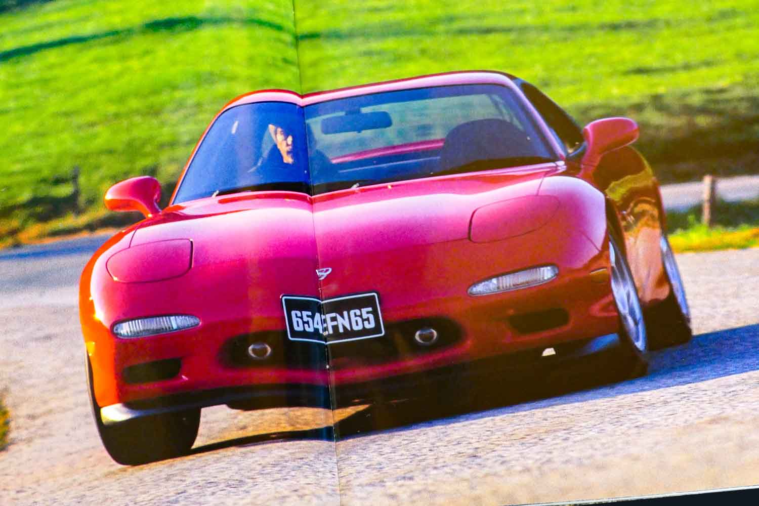 マツダ - NC-1151アンフィニRX-7/RX-7限定版画サイン額装済作家
