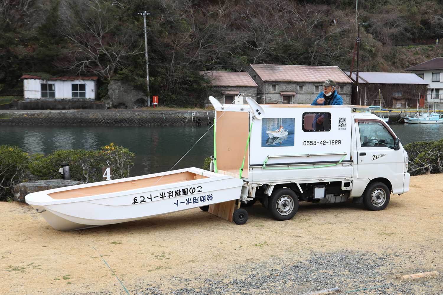 軽トラの屋根がボートになった！ ヒントはキャブコンのキャンピングカーでした | AUTO MESSE WEB（オートメッセウェブ） 〜クルマを文化する  〜