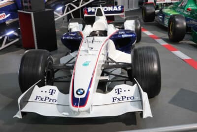 やはり13年前からコレクションに加えられていたBMW-ザウバー。展示プレートでは2007年のF1.07とあるが、サスペンションの形状などからエンジンをBMWに載せ替えたテストカーのC24だろう